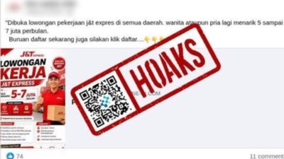 [HOAKS] Tautan Pendaftaran Lowongan Kerja J&T Express 2026