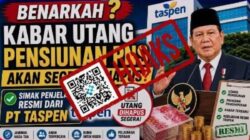 [HOAKS] Taspen Bakal Hapus Utang Pensiunan PNS