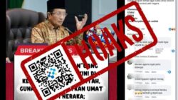 [HOAKS] Kemenag Sebut Zakat-Infak Dikelola Pemerintah untuk Hindari Neraka