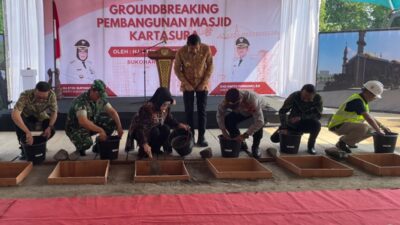 Pembangunan Masjid Kartasura Dimulai dengan Nilai Kontrak Rp21 Miliar