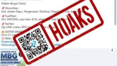[HOAKS] Tautan Pendaftaran Lowongan Kerja untuk Program MBG 2026