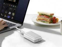 Cuktech Luncurkan Power Bank 20.000mAh 55W Baru dengan Kabel USB-C Ganda dan Layar LED