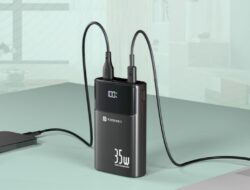 Portronics Luncurkan Power Bank 20.000mAh 35W Baru dengan Kabel Terintegrasi dan Layar LED