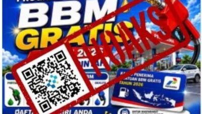 [HOAKS] Tautan untuk Ikuti Program Bantuan BBM Gratis 2026