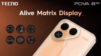 Tecno Pova 8 5G Diluncurkan dengan Baterai 8.000mAh yang Besar dan Layar Alive Matrix