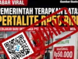 [HOAKS] Pembelian Pertalite untuk Sepeda Motor Dibatasi Rp50.000 Per Transaksi