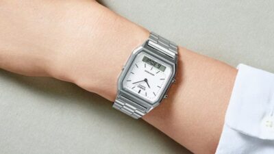 Casio Luncurkan Jam Tangan Vintage AQ230A-7DMQY dengan Tali Stainless Steel di AS