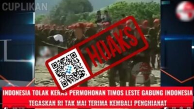 [HOAKS] Indonesia Tolak Permintaan Timor Leste Kembali ke NKRI