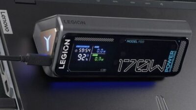 Lenovo Luncurkan Power Bank Legion PB9 170W dengan Desain Segitiga Unik, Baterai 24.000mAh