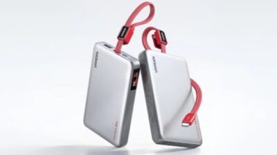 Ugreen Luncurkan Power Bank Pintar 45W 10.000mAh dengan Kabel Terintegrasi dan Layar Berwarna