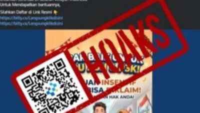 [HOAKS] Bantuan Insentif Guru dengan Syarat Mendaftarkan Akun Telegram