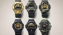 Casio Luncurkan Empat Jam Tangan G-Shock Bold Camo dengan Aksen Emas di AS