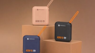 Portronics Luncurkan Power Bank Kompak 10.000mAh Baru dengan Kabel USB-C Terintegrasi