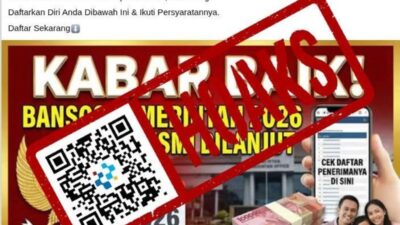 [HOAKS] Tautan Pendaftaran Bantuan PKH Rp1,7 Juta dari Kemensos