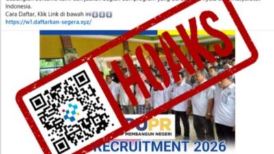 [HOAKS] Tautan untuk Mendaftar Tenaga Pendamping Masyarakat Tahun 2026