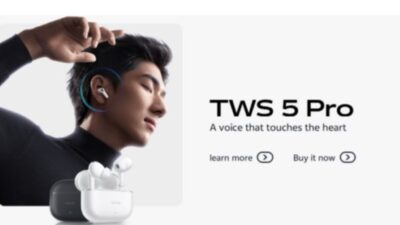 Vivo TWS 5 Pro Diluncurkan dengan ANC 60dB, Transmisi Audio 4.6Mbps, Driver 11mm