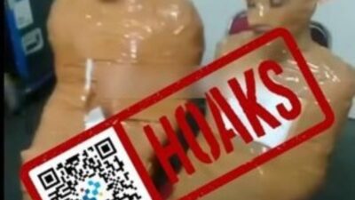 [HOAKS] Video Dua Orang Pencuri Dilakban Menyerupai Karakter Teletubbies