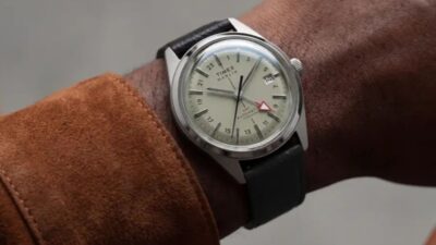 Timex Luncurkan Jam Tangan Marlin GMT Bergaya Retro dengan Bodi Titanium dan Mesin Otomatis