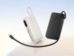 Belkin Luncurkan Power Bank 10.000mAh 45W dengan Kabel USB-C Terintegrasi dan Layar LED