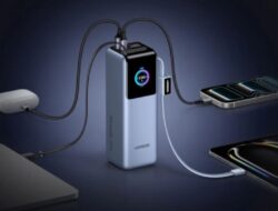 Ugreen Luncurkan Power Bank 200W 25.000mAh Baru dengan Kabel Terintegrasi
