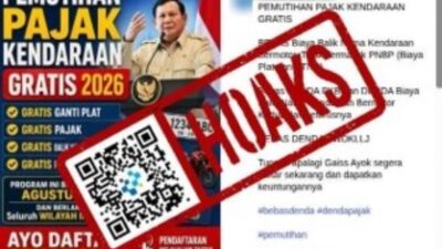 [HOAKS] Tautan untuk Akses Program Pemutihan Pajak Kendaraan 2026