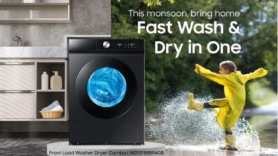 Hujan di Luar? Mesin Cuci Pengering AI Samsung Mengatakan Pakaian Anda tetap Bisa Siap Pakai
