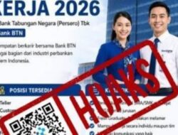 [HOAKS] Tautan Pendaftaran Lowongan Kerja BTN 2026