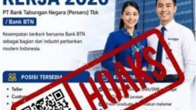 [HOAKS] Tautan Pendaftaran Lowongan Kerja BTN 2026