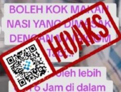[HOAKS] Nasi Dihangatkan 6 Jam Lebih Memicu Kanker dan Diabetes