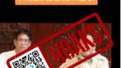 [HOAKS] Video Presiden Prabowo Subianto dan Menkeu Purbaya Yudhi Sadewa Umumkan Bantuan Dana Hibah
