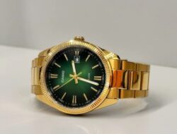 Casio Luncurkan Jam Tangan Baru yang Menakjubkan dari Baja Tahan Karat Emas dengan Dial Hijau
