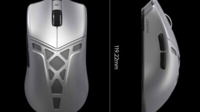 Lenovo Legion Y7MG Luncurkan Mouse Gaming dengan Sensor PixArt PAW3950, Kecepatan Polling 8.000Hz, Cangkang Atas dari Paduan Aluminium
