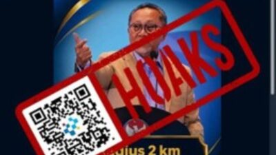 [HOAKS] Zulkifli Hasan Sebut Tidak Boleh Ada Toko Kelontong Radius 2 Km dari Kopdes Merah Putih