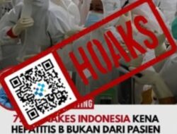 [HOAKS] 7.000 Nakes Terkena Hepatitis B karena Jarum Suntik