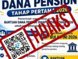 [HOAKS] Pendaftaran Bantuan Dana Pensiun Tahap 1 Tahun 2026