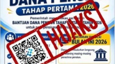 [HOAKS] Pendaftaran Bantuan Dana Pensiun Tahap 1 Tahun 2026