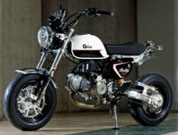 Memperkenalkan Honda Monkey 125 G-Craft yang Sangat Agresif, Tampilkan Lengan Ayun Tunggal Aluminium dan Rangka Aluminium Penuh
