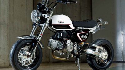 Memperkenalkan Honda Monkey 125 G-Craft yang Sangat Agresif, Tampilkan Lengan Ayun Tunggal Aluminium dan Rangka Aluminium Penuh
