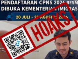 [HOAKS] Rekrutmen CPNS Kementerian Imigrasi Periode 20 Juli-28 Agustus 2026
