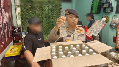 Respons Aduan Warga, Ton Siaga Polres Sukoharjo Amankan Knalpot Brong dan Ciu