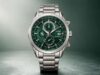Citizen Meluncurkan Jam Tangan Eco-Drive Baru dengan Dial Hijau dan Fitur Penunjuk Waktu Berbasis Radio