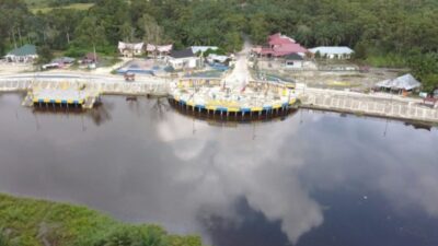 Selesai Direvitalisasi, Danau Bakuok Kampar Cocok untuk Destinasi Akhir Pekan