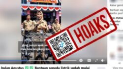 [HOAKS]  Penyaluran Bantuan Sepeda Listrik untuk Anak Sekolah