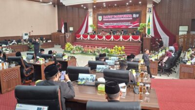 DPRD Sukoharjo Gelar Rapat Paripurna, Dengarkan Pidato Kenegaraan Presiden Dalam Rangka HUT Ke-81 Kemerdekaan RI