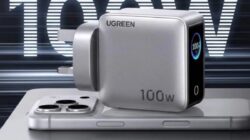 Charger GaN Ugreen Nexode Pro 100W Meluncur dengan Layar Berwarna dan Desain Empat Port