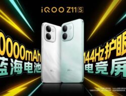 iQOO Z11S Meluncur dengan Baterai 10.000mAh, Layar AMOLED 6,83 Inci 144Hz, dan Chipset Dimensity 7500