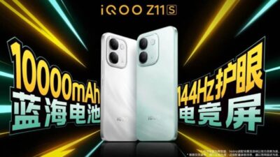 iQOO Z11S Meluncur dengan Baterai 10.000mAh, Layar AMOLED 6,83 Inci 144Hz, dan Chipset Dimensity 7500