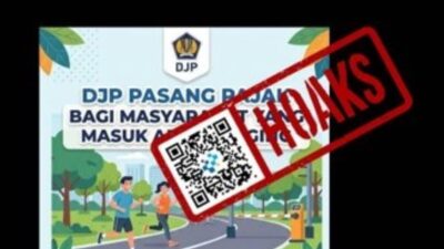 [HOAKS] DJP Pungut Pajak Masyarakat yang Jogging di Area Tertentu