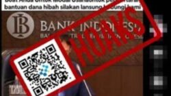[HOAKS] Bank Indonesia Cairkan Dana Hibah untuk Masyarakat Kurang Mampu