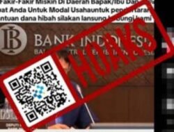 [HOAKS] Bank Indonesia Cairkan Dana Hibah untuk Masyarakat Kurang Mampu